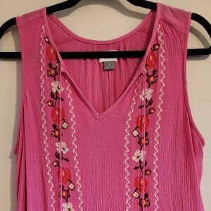 Old Navy Boho Sleeveless blouse size large